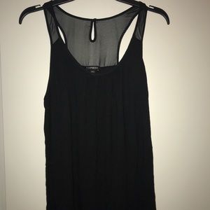 Express tank top with chiffon top
